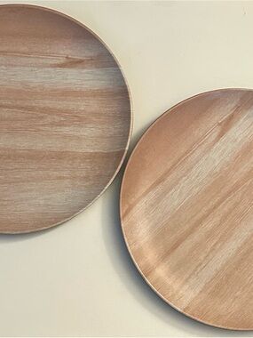Wooden Serving Platter - Natural Brown